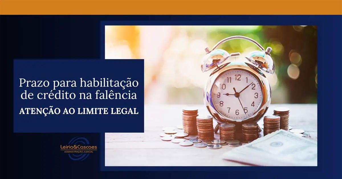 Prazo para Habilitação de Crédito na Falência: Atenção ao Limite Legal. - Leiria & Cascaes Administração Judicial em Blumenau, Vale do Itajaí/SC